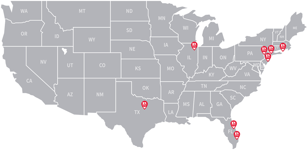 Norpak Locations Map